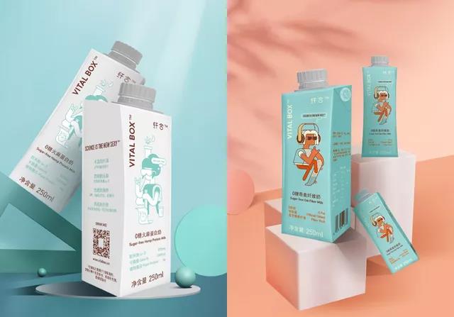 21 19 「VITAL BOX 纤合」品牌火麻蛋白奶和燕麦纤维奶将于2021年1月面世