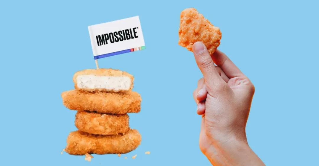 63 41 Impossible Foods植物肉鸡块本周首次亮相，今年秋天推出零售