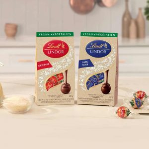 Lindor vegan 300x300 瑞士莲推出LINDOR植物基松露巧克力球